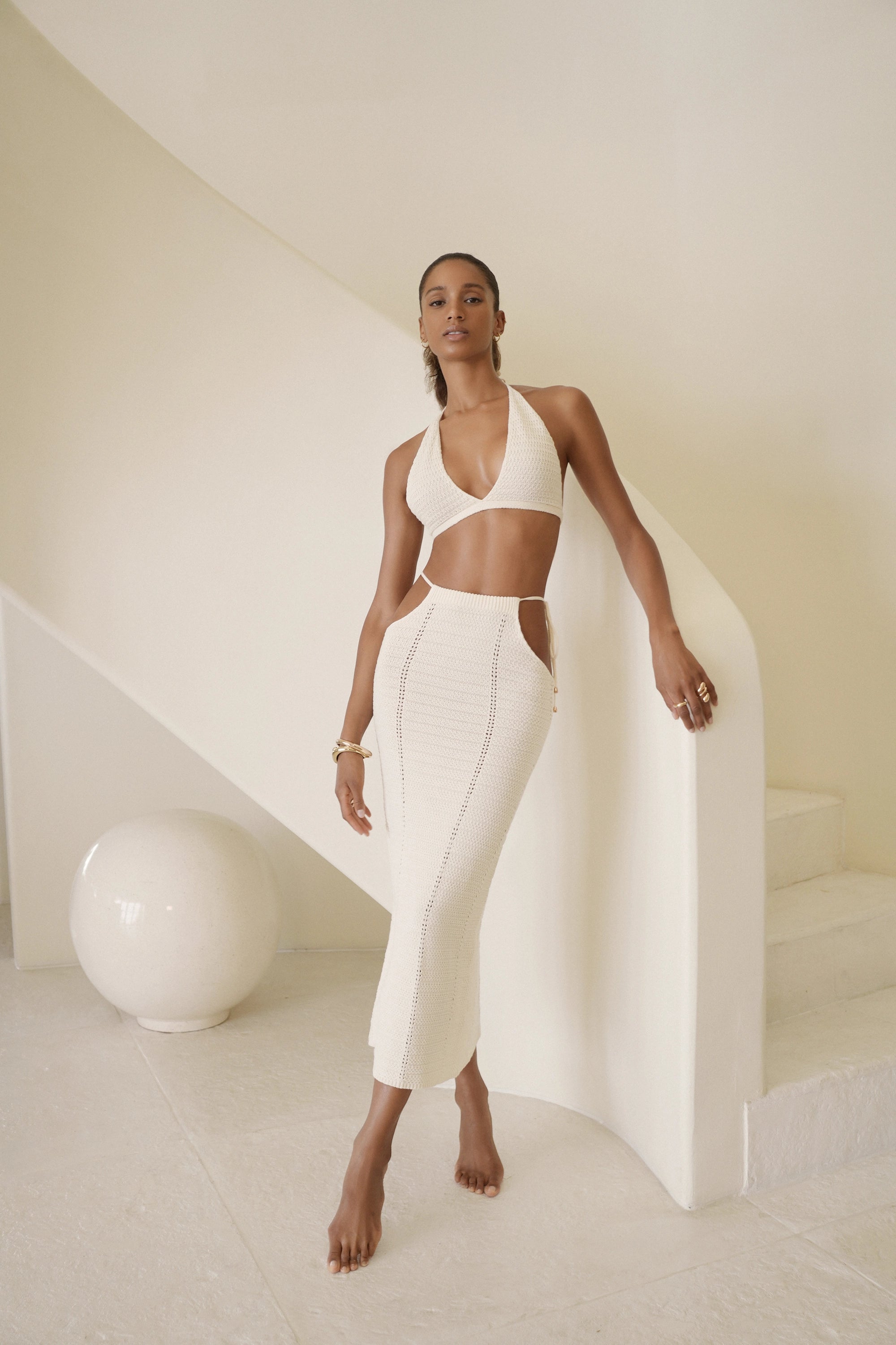 DUNE SKIRT | CREAM