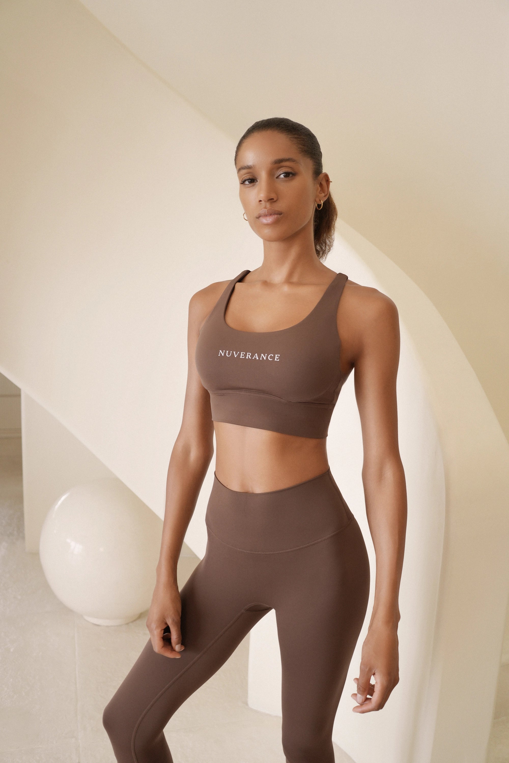 CROSS TOP | CHOCOLATE
