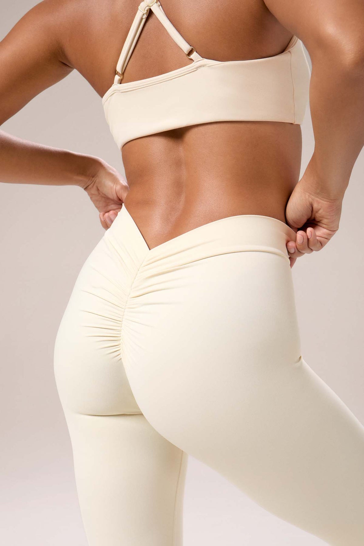 LOW PUSH UP-LEGGING | IVORY