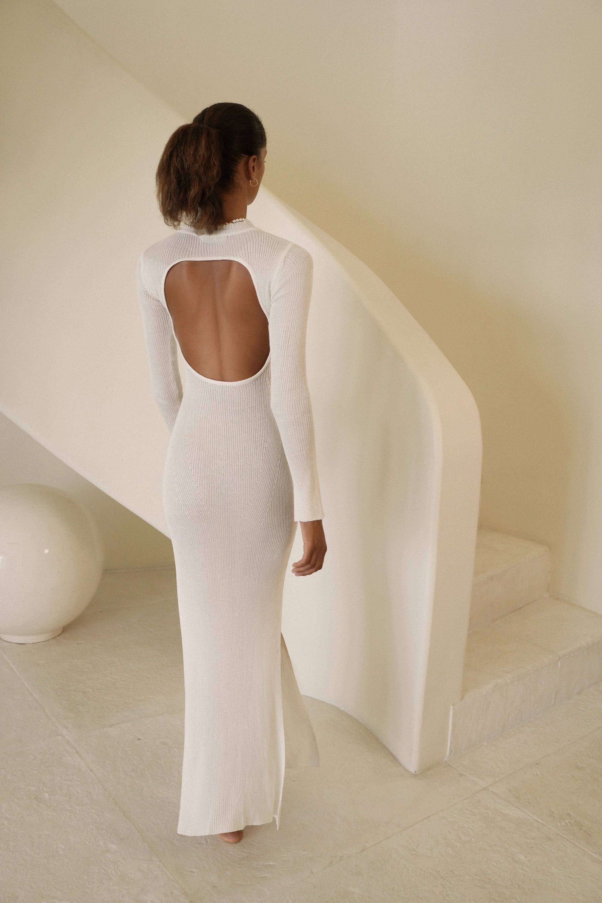 INSOMNIA LONG V2 DRESS | WHITE