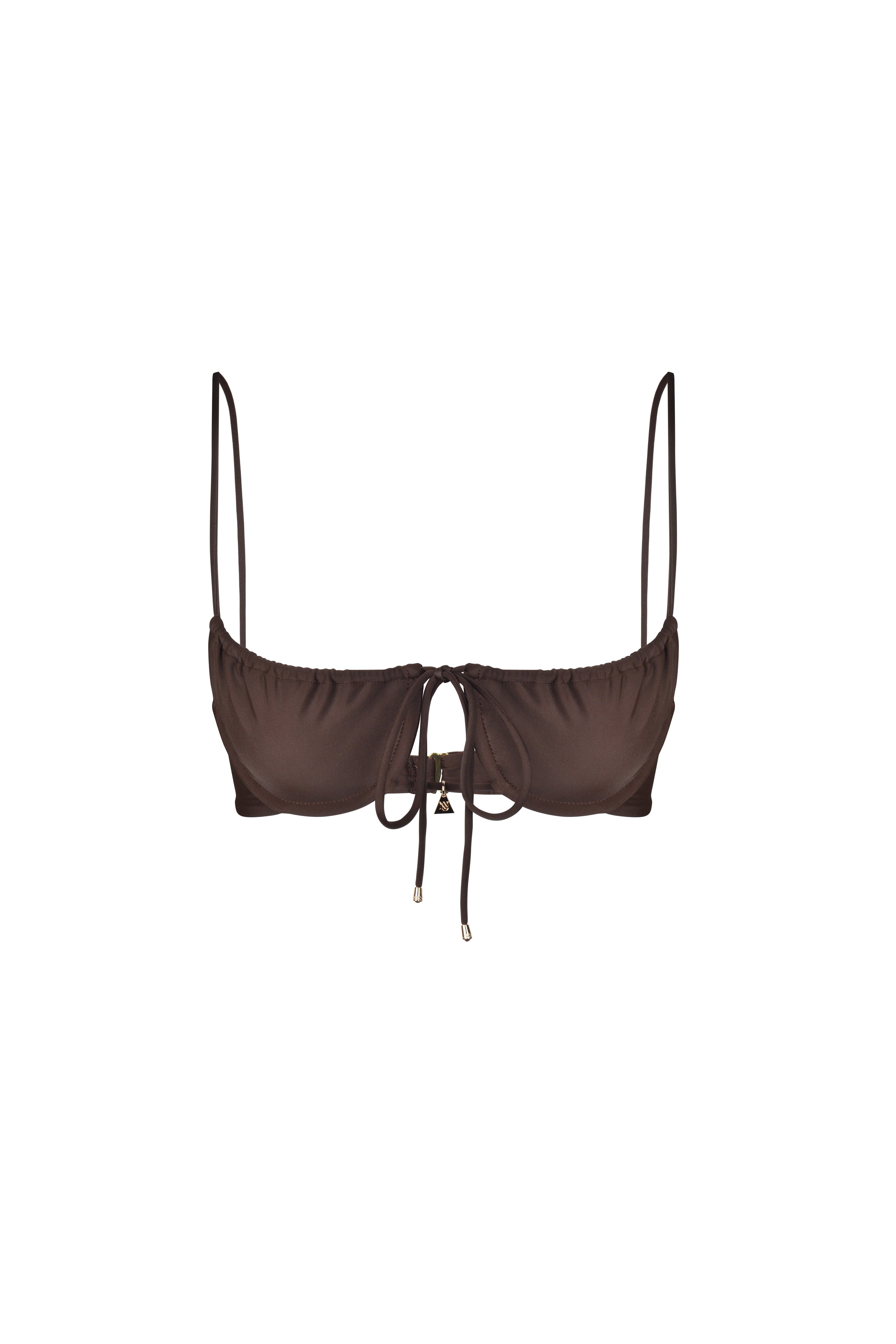 BRUNA PUSH UP TOP | CHOCOLATE