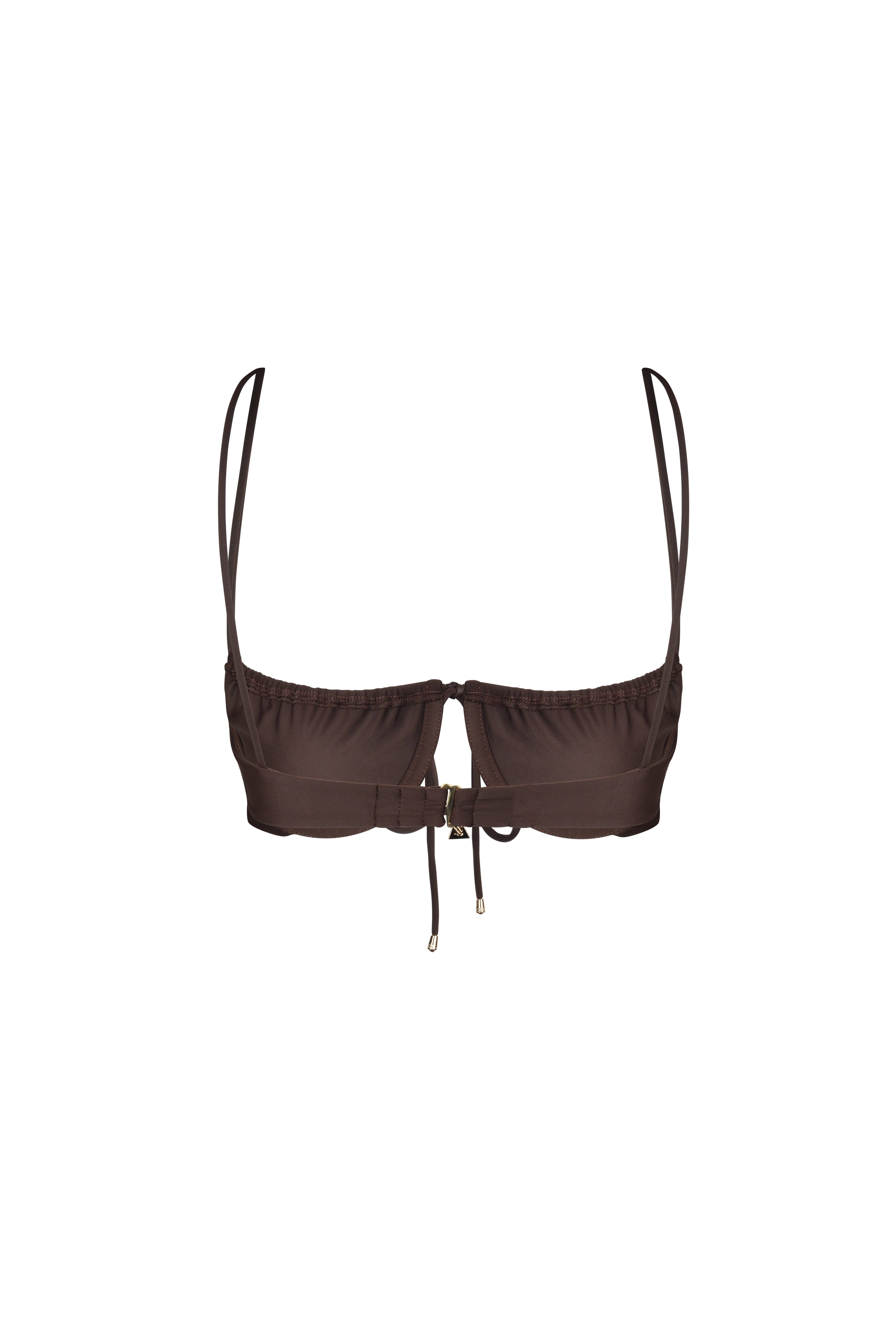 BRUNA PUSH UP TOP | CHOCOLATE